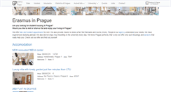 Desktop Screenshot of erasmusinprague.com